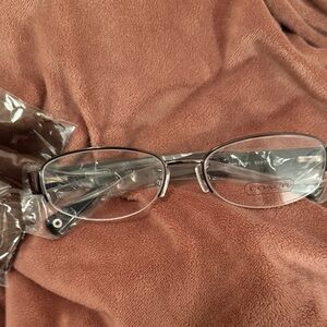 Coach Metallic Silver Glasses